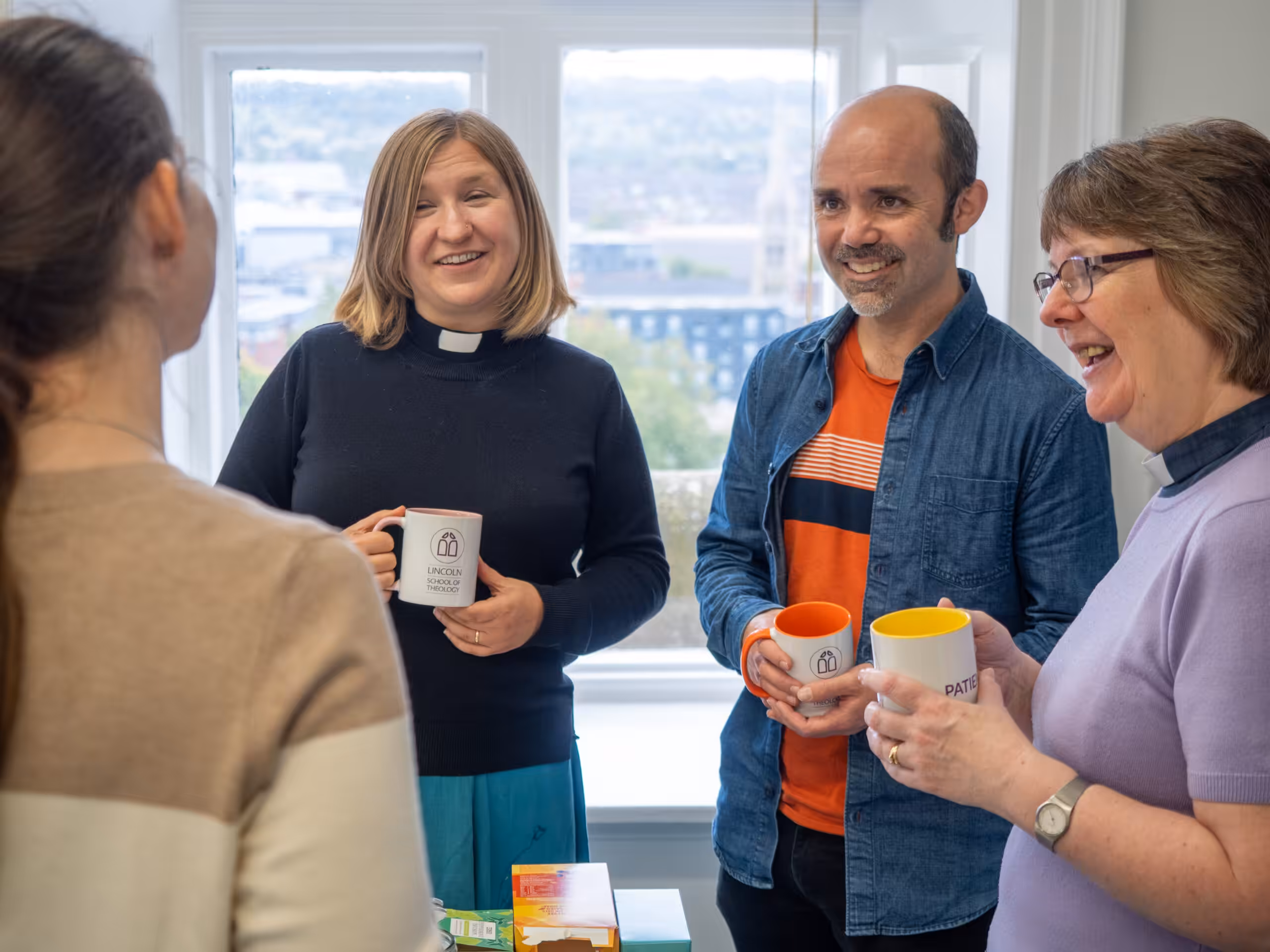 staff having coffee